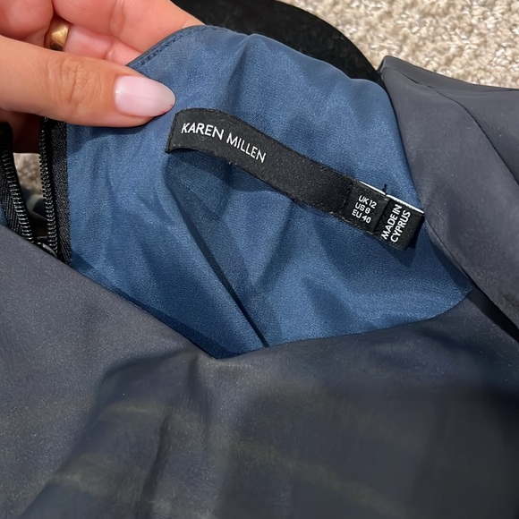 Karen Millen US 8 Cap Sleeve Sheath Dress - Picture 7 of 8